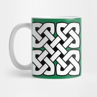 Celtic Interwoven Endless Knot Geometric Pattern 1 Mug